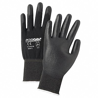 Coated Glove Black Small PK12