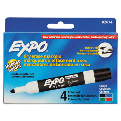 MARKER,EXPO 2,BULLET,4/ST