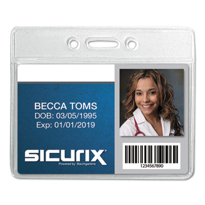 BADGE,HOLDERS,12/PK,CLR