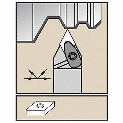 Toolholder ISO D-Style Clamping