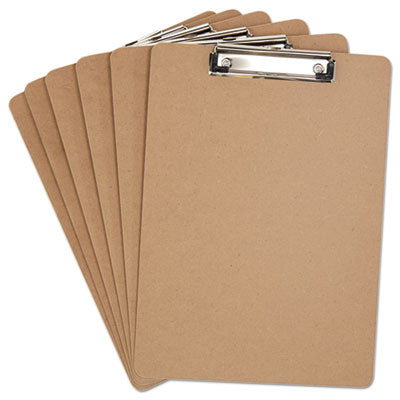 CLIPBOARD,LETTER,6/PK,BR