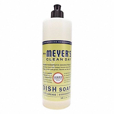 Dish Soap Liquid Lemon Verben 16 oz PK6