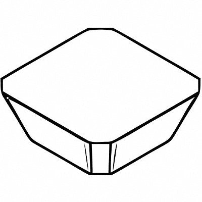 Square Milling Insert 12.70mm Cermet