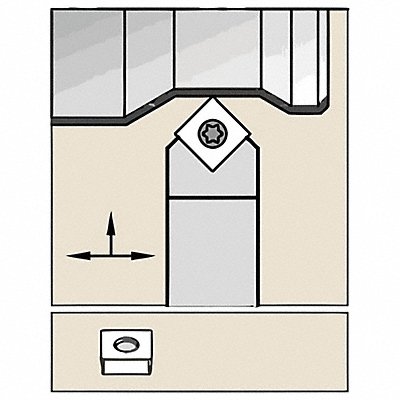 Indexable Toolholder SSDC 