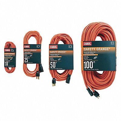 Outdoor Ext. Cord SJTW 14/3 50 ft Org