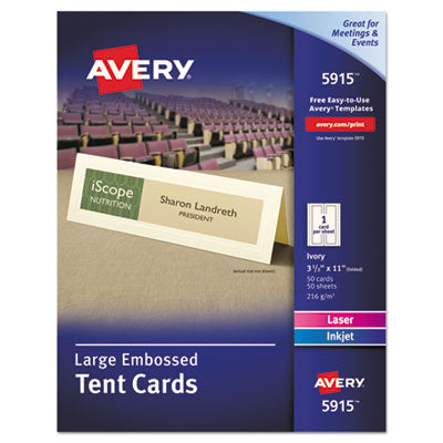 CARD,TENT,1 UP,50/PK,IVY