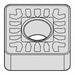 Square Turning Insert SNMM Carbide