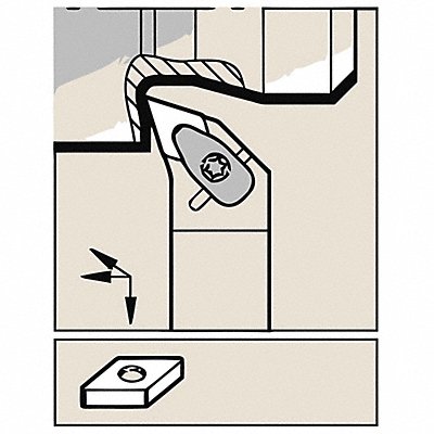 Indexable Toolholder DDJN 