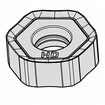 Hex Milling Insert 6.80mm Carbide