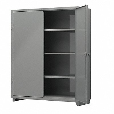 Storage Cabinet 75 x60 x24 Gray 3Shlv
