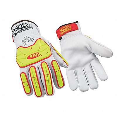 J7526 Leather Gloves White 3XL PR