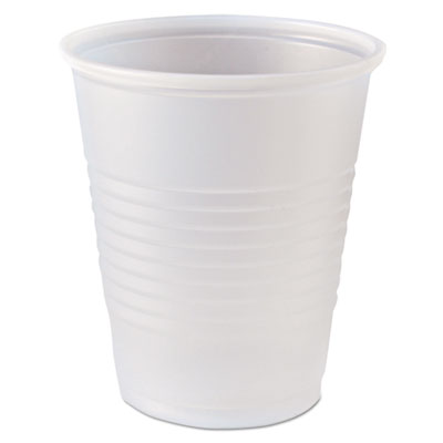 CUP,PLST,RIBBD,5OZ,25/100