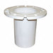 Deep Cl Flange 6 Plas Swivel PVC 3 x4 