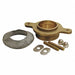 Brass Urinal Flange Kit IPS 2 4-1/4 
