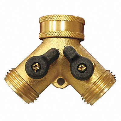 Garden Hose Shut-Off Wye Brass Hose