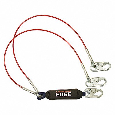 Shock-Absorbing Lanyard Fixed Length