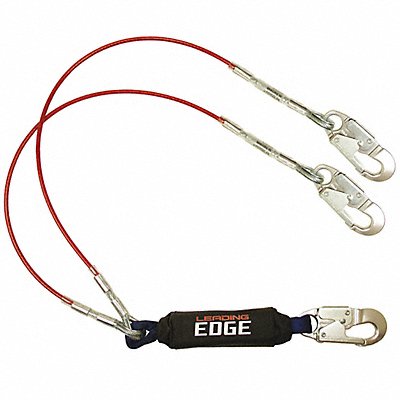 Shock-Absorbing Lanyard Fixed Length