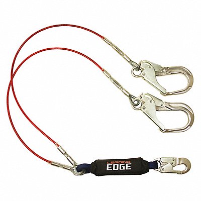 Shock-Absorbing Lanyard Fixed Length