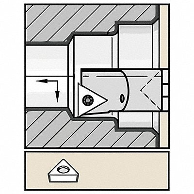 Thread Turning Toolholder E25TSTFCL16