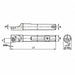 Indexable Boring Bar 0.5450 Carbide