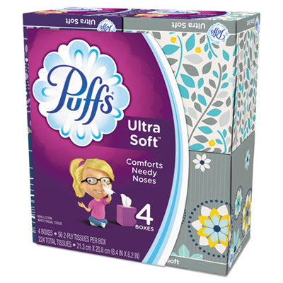 TISSUE,FACL,SOFT,CUBE,4PK