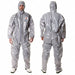 Coverall 3XL Gray Non-Porous Film Lam