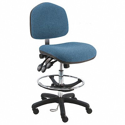 Ergonomic Chair Fabric Blue