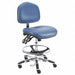Ergonomic Chair Vinyl Blue