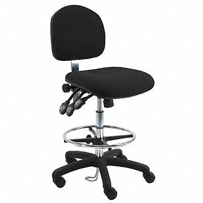 Ergonomic Chair Fabric Black