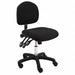 Task Chair Fabric Black 17-22 Seat Ht