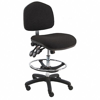 Task Chair Fabric Black 21-31 Seat Ht