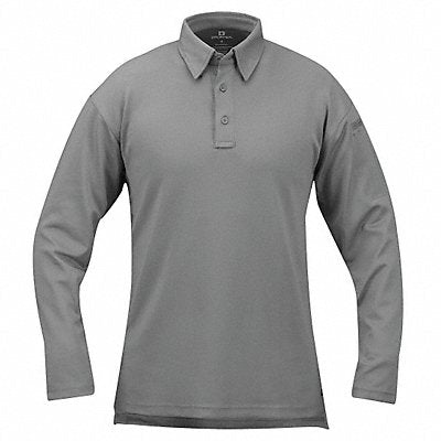 Tactical Polo 2XL Long Sleeve Gray