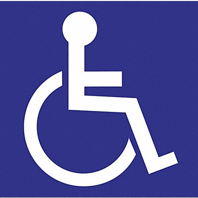 Handicap Window Decals 6 in x 6 in PK2