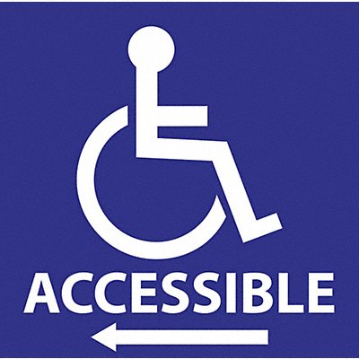 Handicap Window Decals 6 in x 6 in PK2