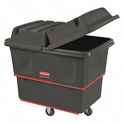 Cube Truck HDPE Black 11.9 cu ft.