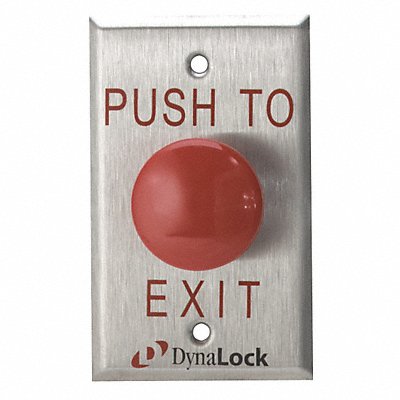 Push to Exit Button Momentary 1-15/16 D