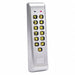 Access Keypad Mullion 1-5/7 in W Silver