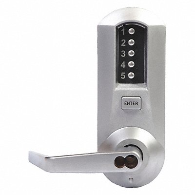 Push Button Lock Entry Key Override