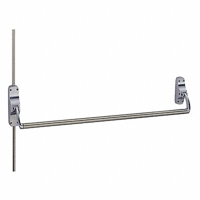 Surface Vert. Rod Crossbar Satin Chrome