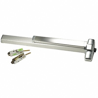 ConcealdVerticalRodExitDevic SatinChrome