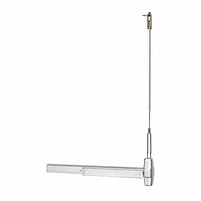 ConcealdVerticalRodExitDevic SatinChrome