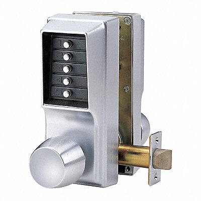 PushButton Lockset Nonhanded SatinChrome