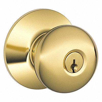 Knob Lockset Mechanical Entrance Grd. 1