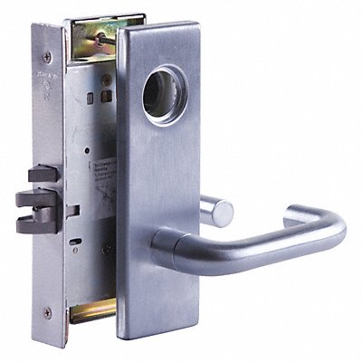 Storeroom Lock 03N Trim Satin Chrome