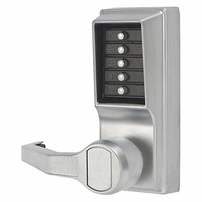 Push Button Lock Entry Passage Chrome