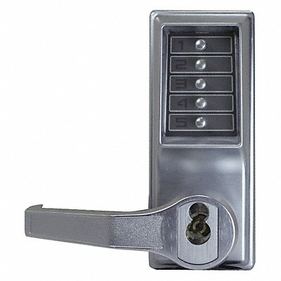 Push Button Lock Entry Key Override