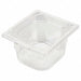 Pan 1/6 Size 4 In Deep Plastic