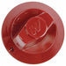 Knob Control Red-W/Set Scr.