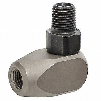 Swivel 90 Deg Steel 1/4 in FNPT Inlet