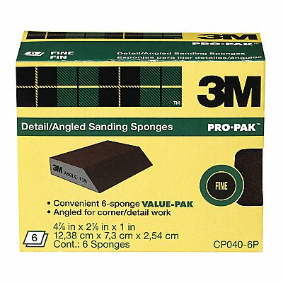 Single-Angle Sanding Sponge 4 7/8 L PK4